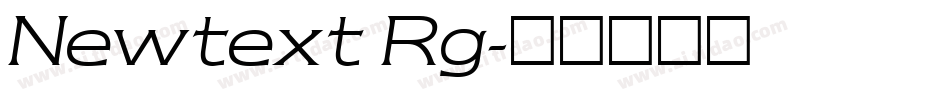 Newtext Rg字体转换